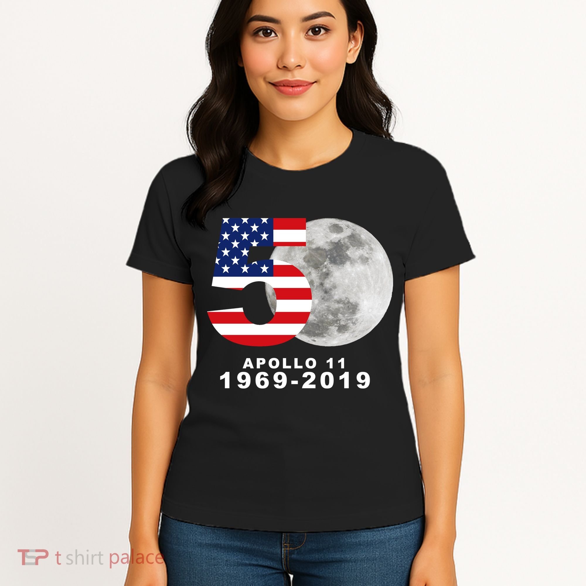 Apollo 11 50th Anniversary American Moon Landing Women's T-Shirt