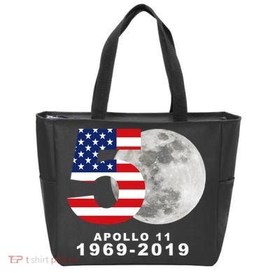 Apollo 11 50th Anniversary American Moon Landing Tote Bag