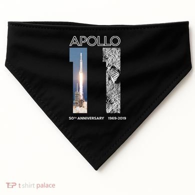 Apollo 11 50th Anniversary Design USA-Made Doggie Bandana
