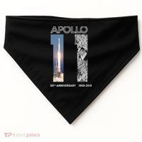 Apollo 11 50th Anniversary Design USA-Made Doggie Bandana thumb 0
