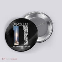 Apollo 11 50th Anniversary Design Button thumb 0