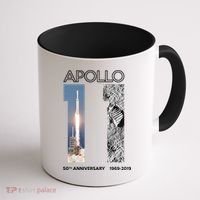 Apollo 11 50th Anniversary Design Coffee Mug thumb 1