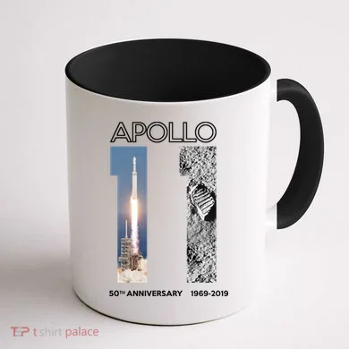 Apollo 11 50th Anniversary Design Coffee Mug back