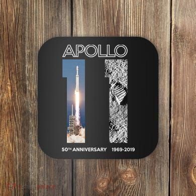 Apollo 11 50th Anniversary Design Coaster