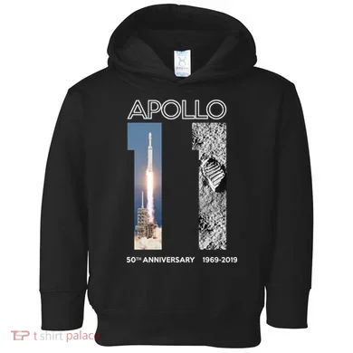 Apollo 11 50th Anniversary Design Toddler Hoodie