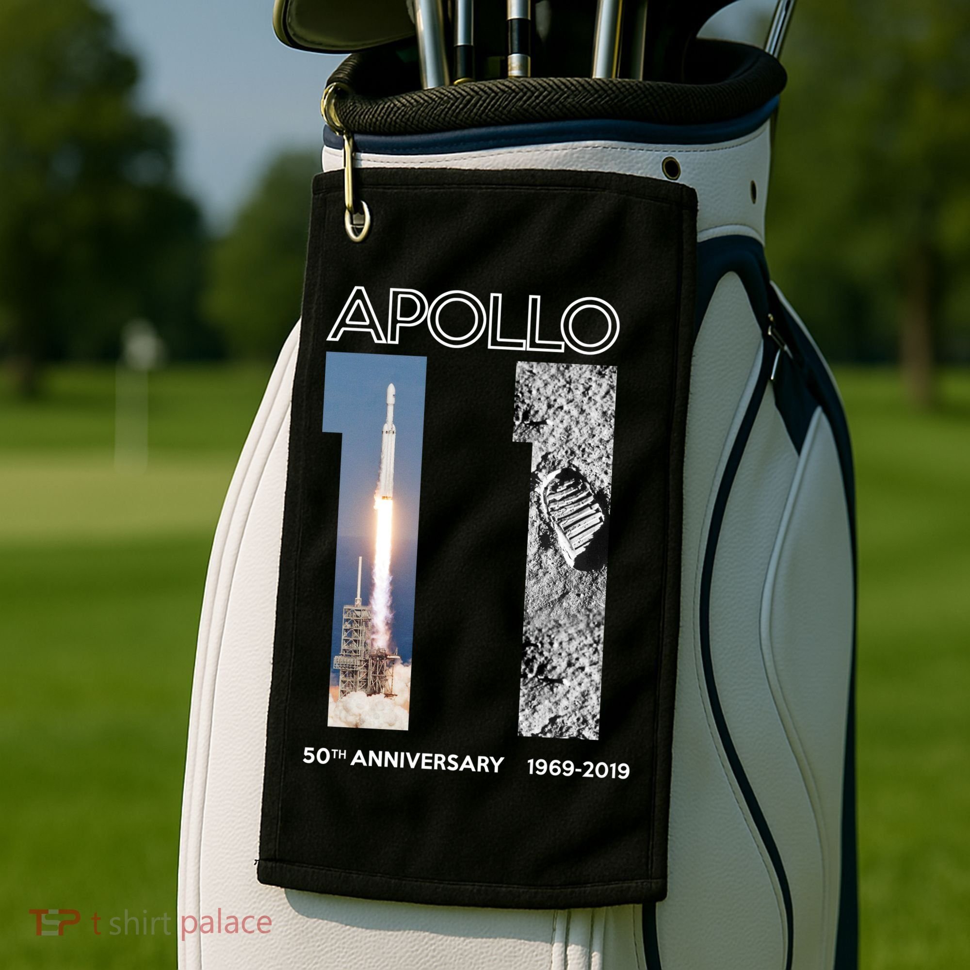Apollo 11 50th Anniversary Design Golf Towel