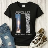 Apollo 11 50th Anniversary Design Women's T-Shirt thumb 3