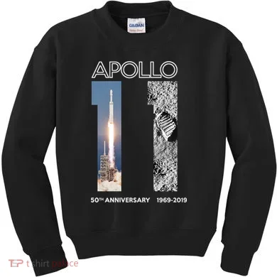 Apollo 11 50th Anniversary Design Kids Sweatshirt