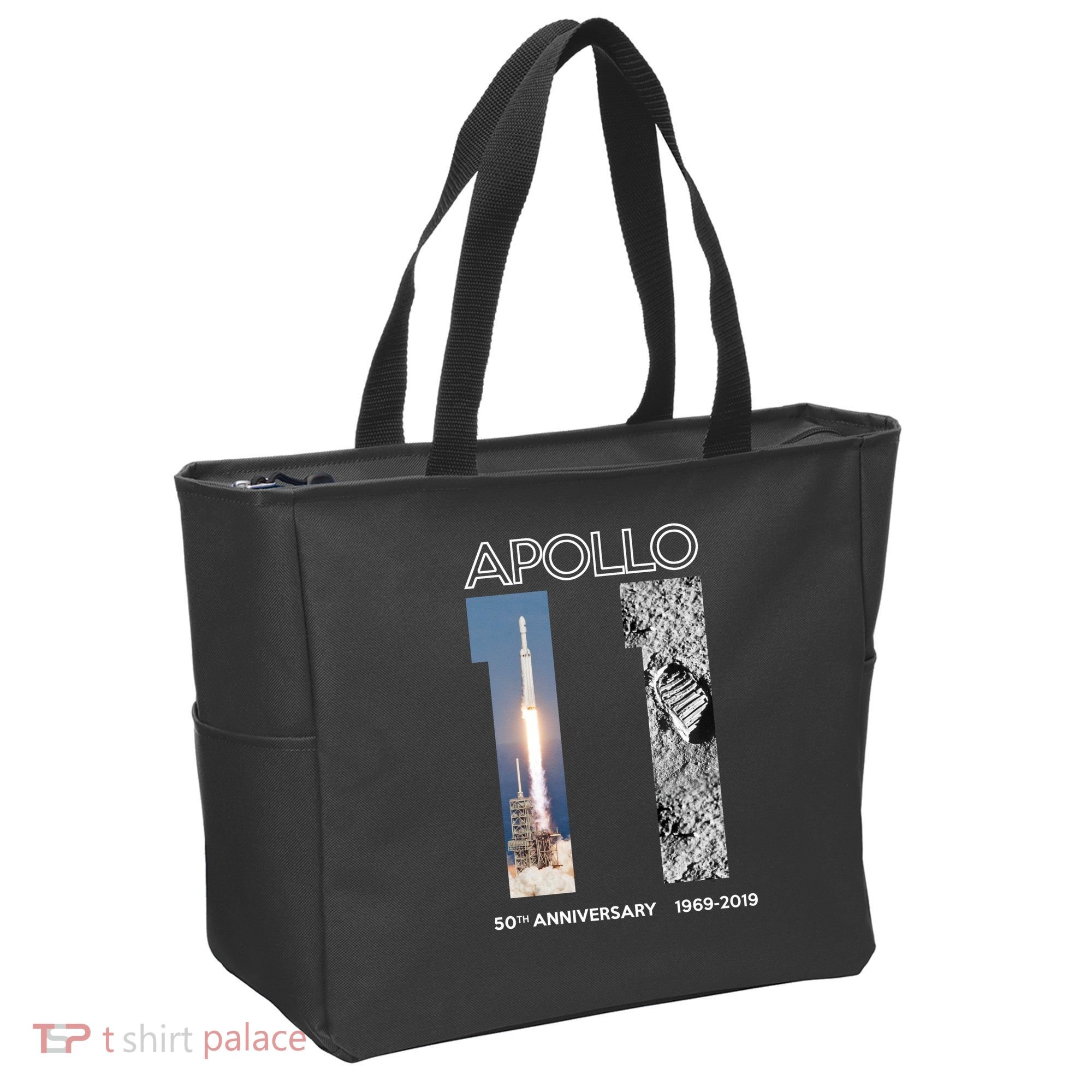 Apollo 11 50th Anniversary Design Tote Bag