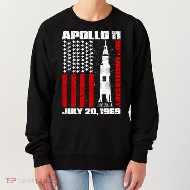 Apollo 11 50th Anniversary Flag Women's Sweatshirt