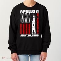 Apollo 11 50th Anniversary Flag Women's Sweatshirt thumb 0