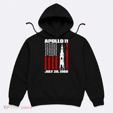 Apollo 11 50th Anniversary Flag Hoodie