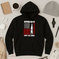 Apollo 11 50th Anniversary Flag Hoodie thumb 3