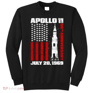 Apollo 11 50th Anniversary Flag Sweatshirt