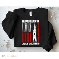 Apollo 11 50th Anniversary Flag Sweatshirt thumb 2