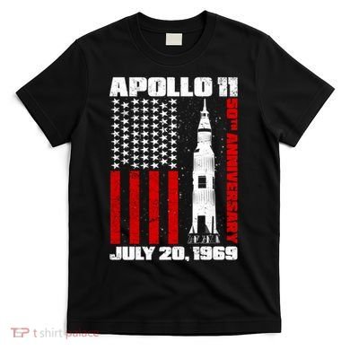 Apollo 11 50th Anniversary Flag T-Shirt