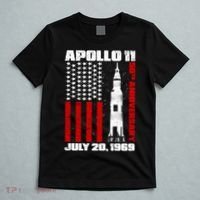 Apollo 11 50th Anniversary Flag T-Shirt thumb 5