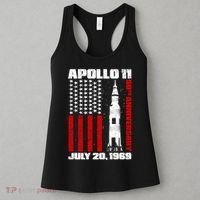Apollo 11 50th Anniversary Flag Women's Tank Top thumb 3