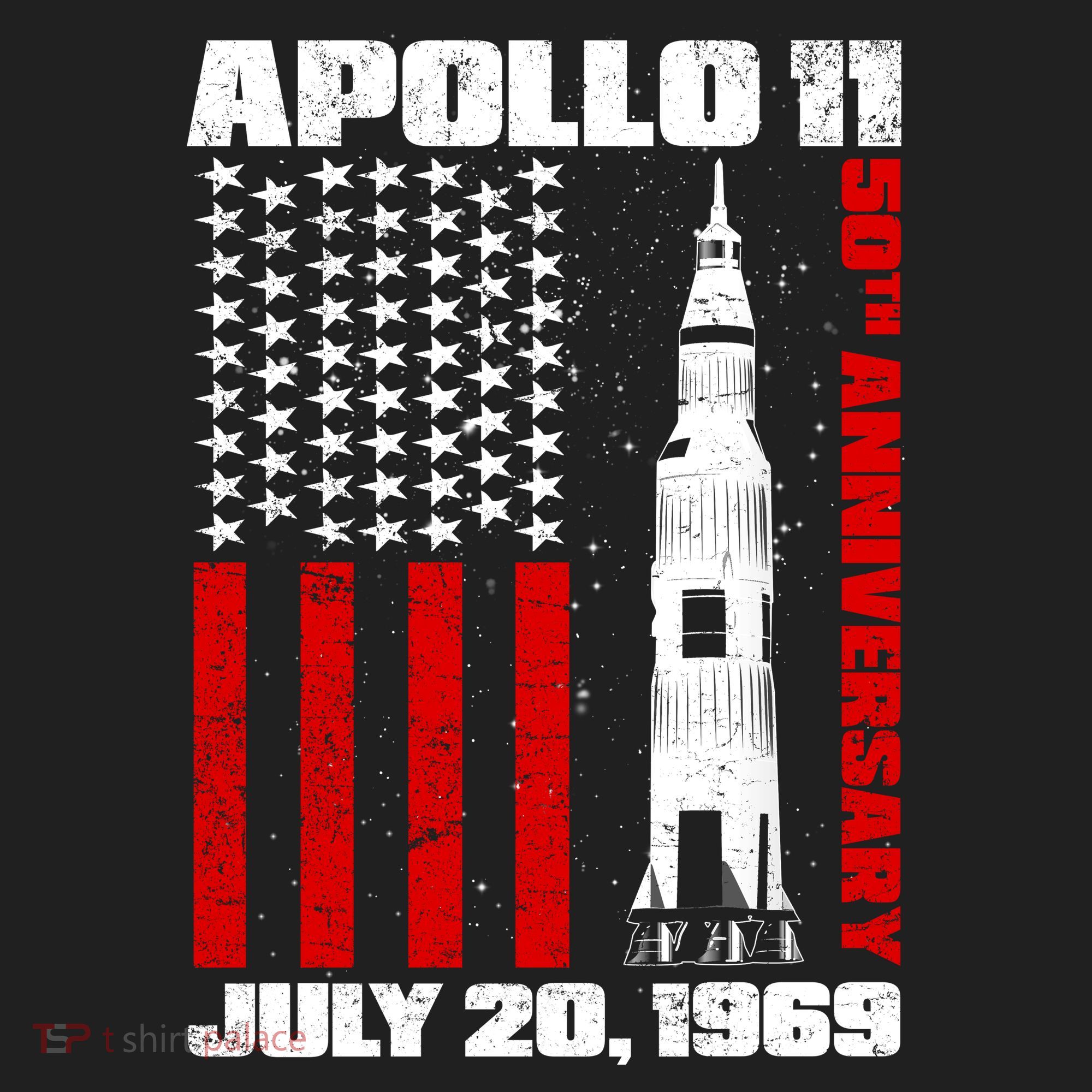 Apollo 11 50th Anniversary Flag Hat