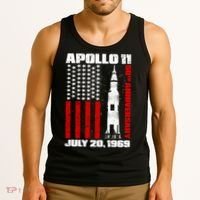Apollo 11 50th Anniversary Flag Tank Top thumb 3