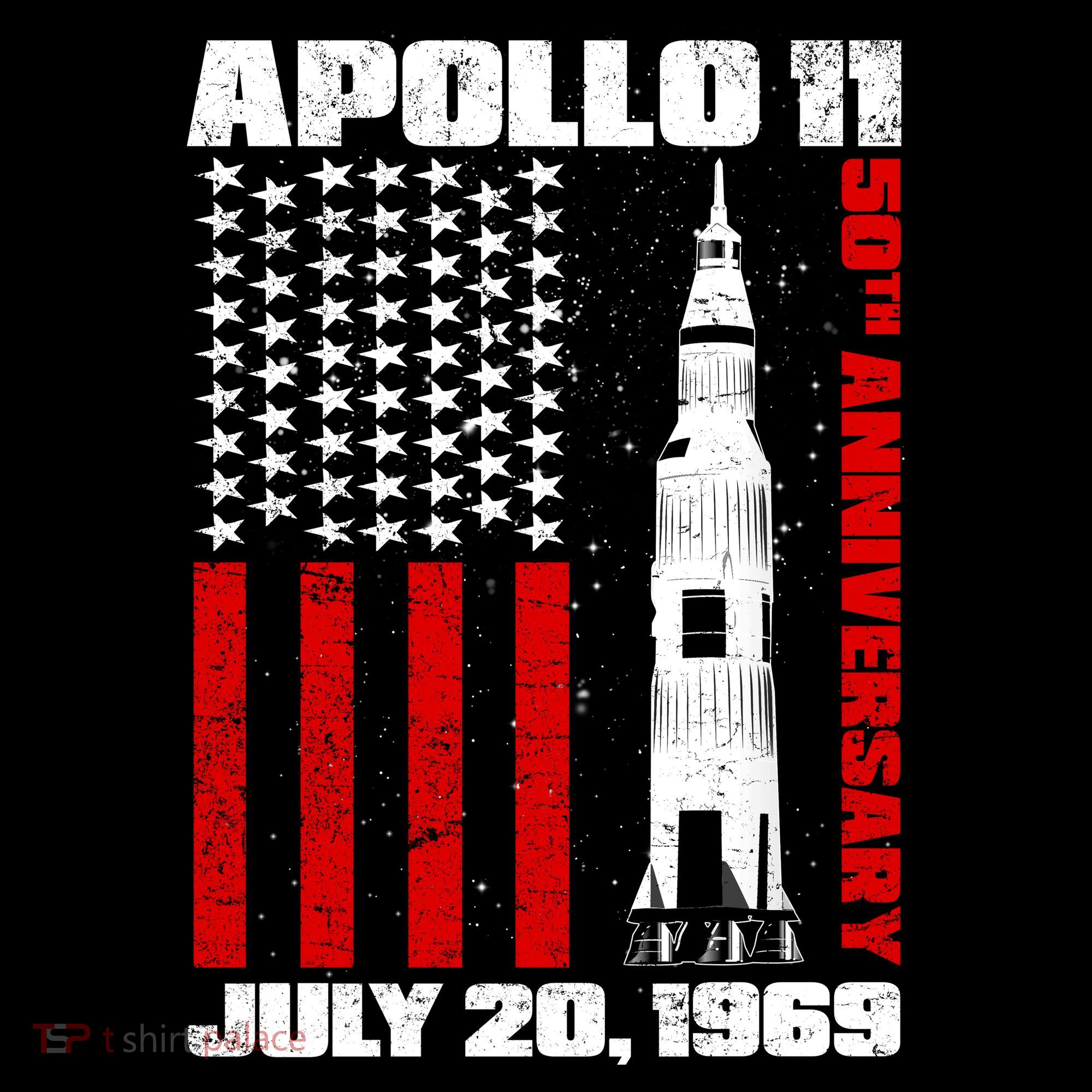 Apollo 11 50th Anniversary Flag Tank Top