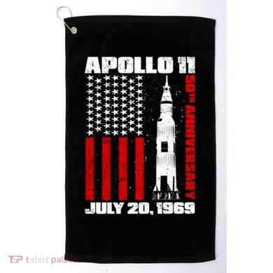 Apollo 11 50th Anniversary Flag Golf Towel