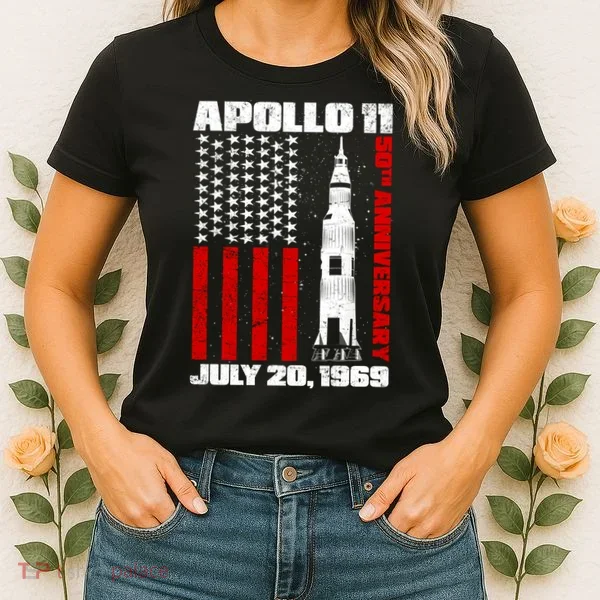 Apollo 11 50th Anniversary Flag Women's T-Shirt