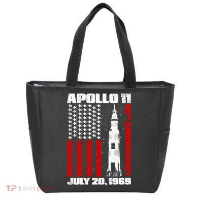 Apollo 11 50th Anniversary Flag Tote Bag