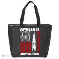 Apollo 11 50th Anniversary Flag Tote Bag thumb 0