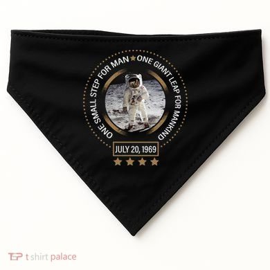 Apollo 11 50th Anniversary Moon Landing 1969-2019 USA-Made Doggie Bandana