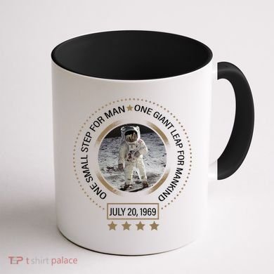 Apollo 11 50th Anniversary Moon Landing 1969-2019 Coffee Mug back
