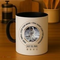 Apollo 11 50th Anniversary Moon Landing 1969-2019 Coffee Mug thumb 4
