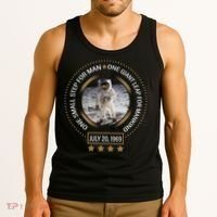Apollo 11 50th Anniversary Moon Landing 1969-2019 Tank Top thumb 3