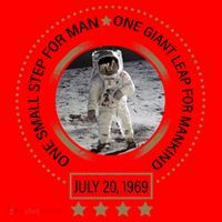 Apollo 11 50th Anniversary Moon Landing 1969-2019 Santa Hat thumb 1