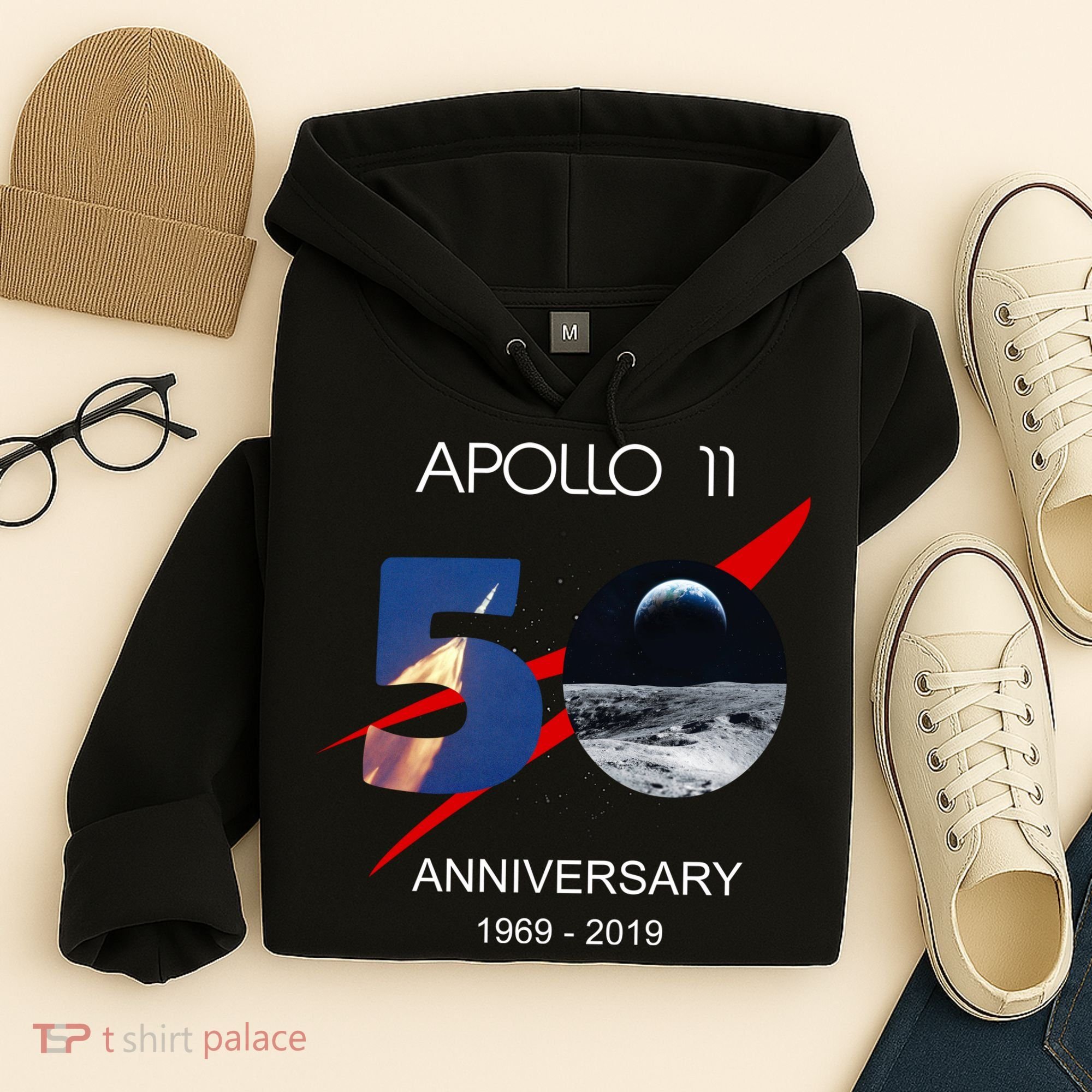 Apollo 11 50th Anniversary Moon Landing July 20 1969 Hoodie