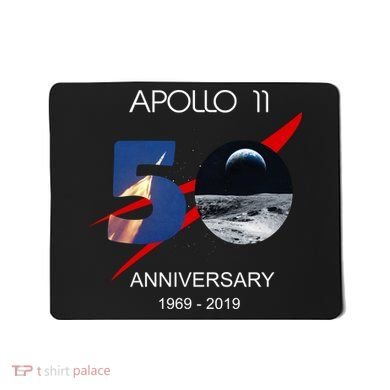 Apollo 11 50th Anniversary Moon Landing July 20 1969 Mousepad
