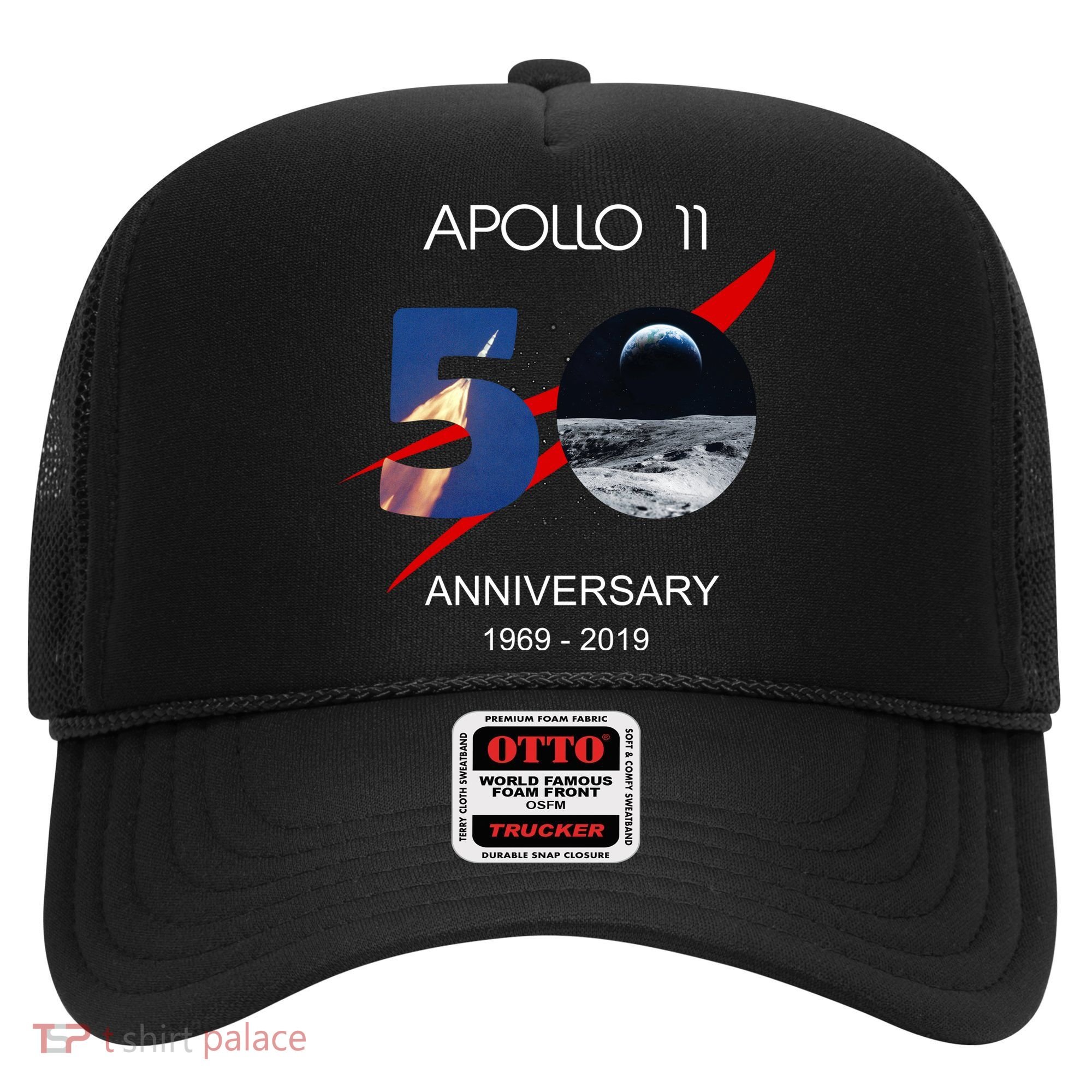 Apollo 11 50th Anniversary Moon Landing July 20 1969 Hat