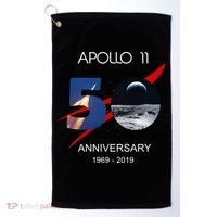 Apollo 11 50th Anniversary Moon Landing July 20 1969 Golf Towel thumb 0