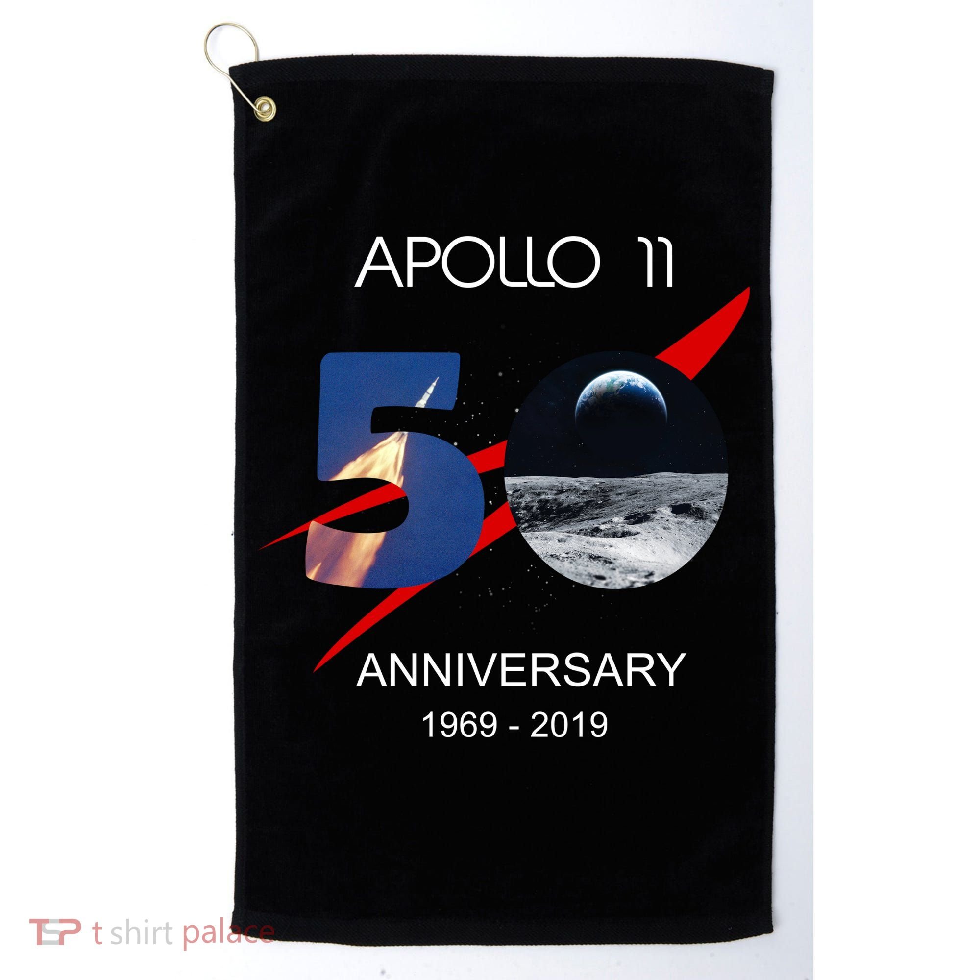 Apollo 11 50th Anniversary Moon Landing July 20 1969 Golf Towel