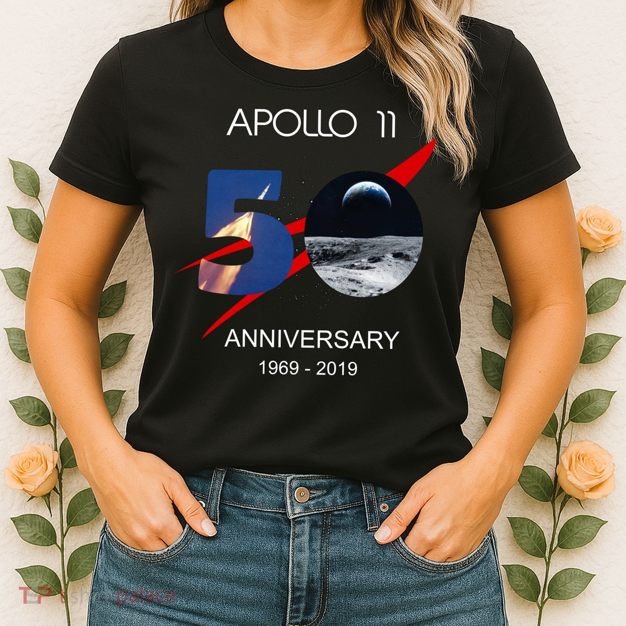 Apollo 11 50th Anniversary Moon Landing July 20 1969 Women's T-Shirt