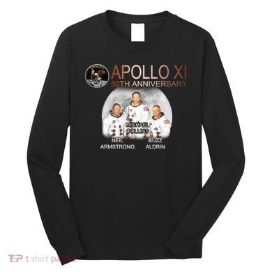 APOLLO 11 Astronauts 50th Anniversary  Long Sleeve Shirt