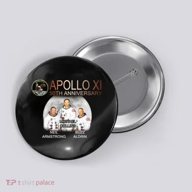 APOLLO 11 Astronauts 50th Anniversary  Button