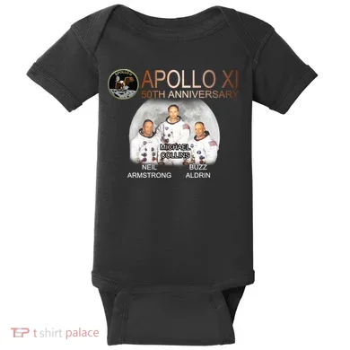 APOLLO 11 Astronauts 50th Anniversary  Baby Bodysuit