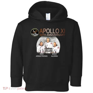 APOLLO 11 Astronauts 50th Anniversary  Toddler Hoodie