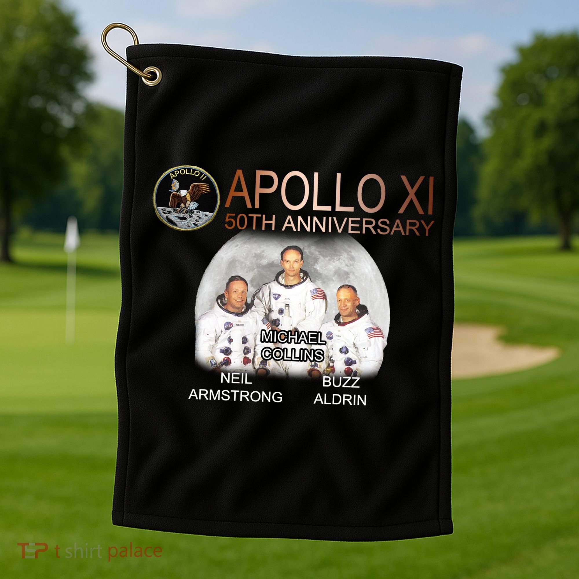 APOLLO 11 Astronauts 50th Anniversary  Golf Towel