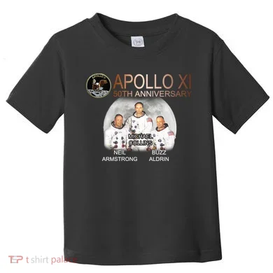APOLLO 11 Astronauts 50th Anniversary Toddler T-Shirt