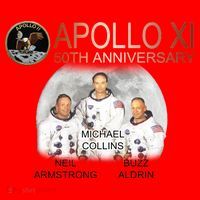 APOLLO 11 Astronauts 50th Anniversary  Santa Hat thumb 1