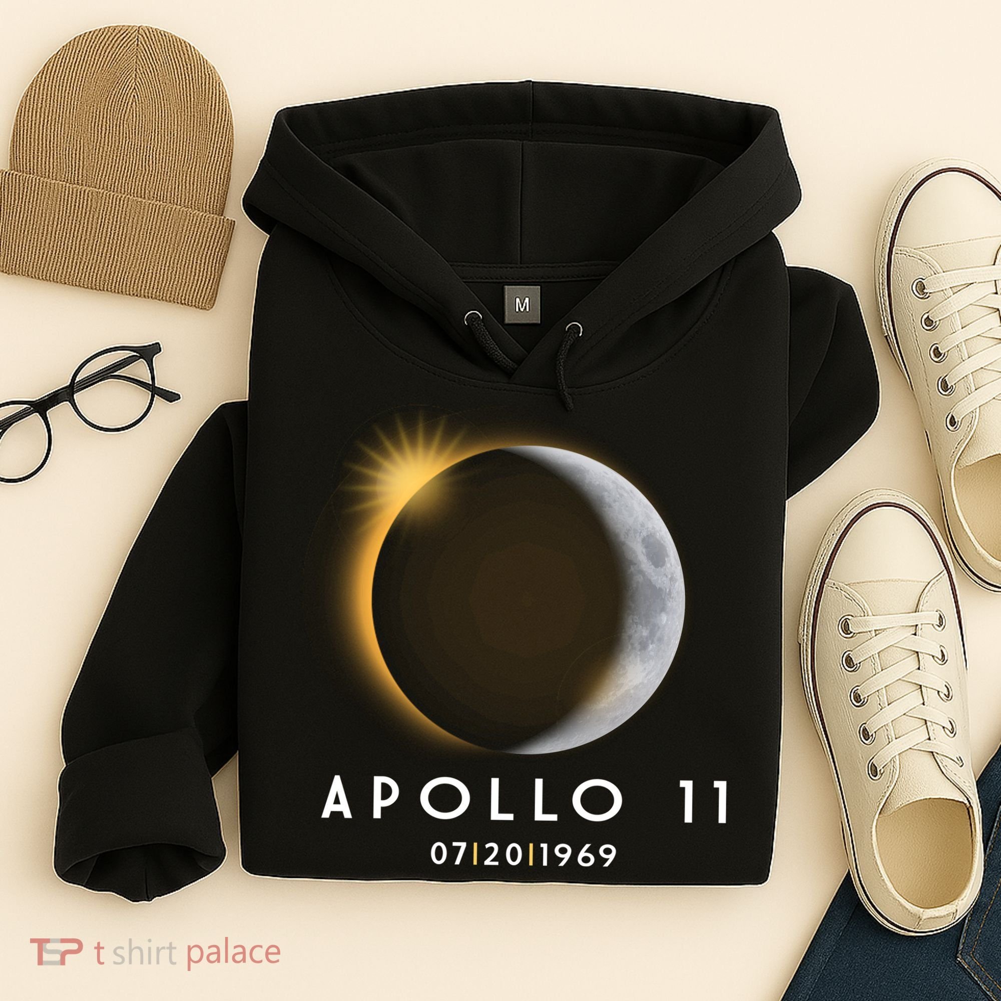 Apollo 11 Eclipse 50th Anniversary  Hoodie