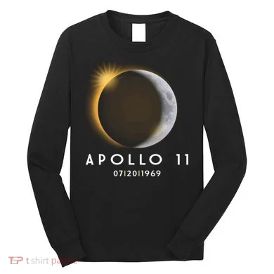 Apollo 11 Eclipse 50th Anniversary Long Sleeve Shirt
