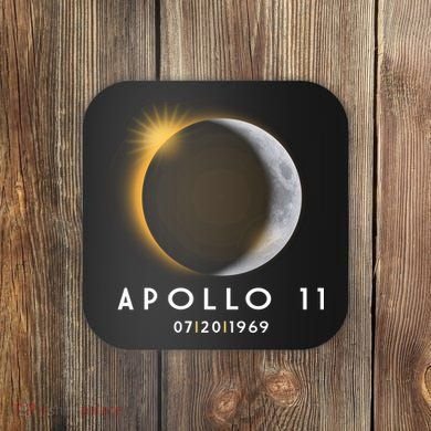 Apollo 11 Eclipse 50th Anniversary  Coaster